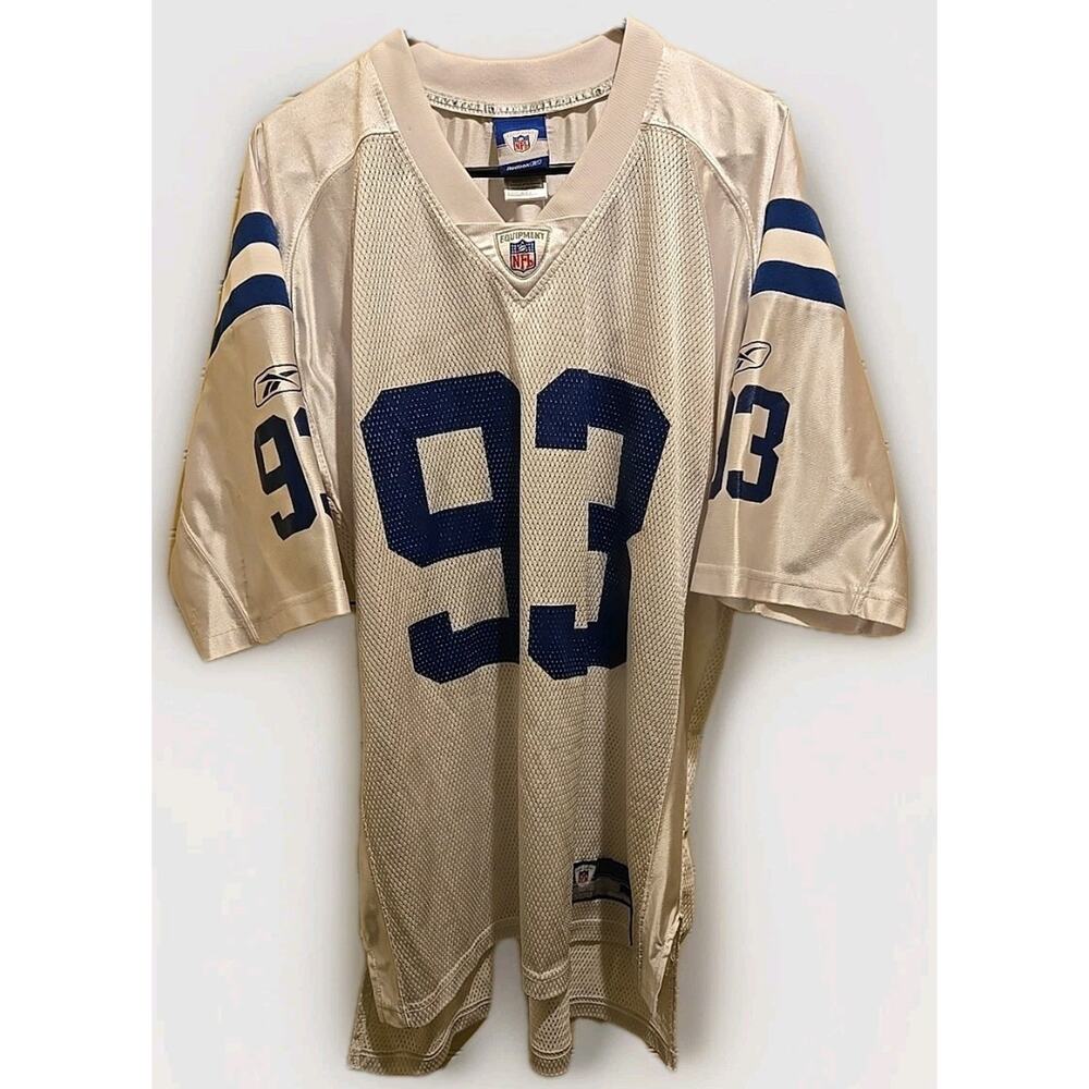 Reebok On Field dwight freeney Colts jersey #93 Size Large